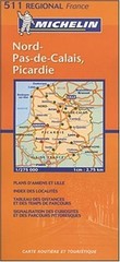 Michelin Map 511 Regional France. Nord-Pas-de-Calais, P… by Michelin Sheet map