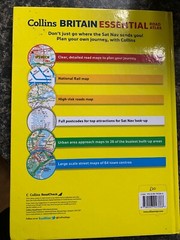 Collins Britain Essential road atlas Maps hardback Vgc Book See Pics