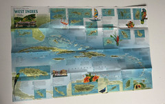 Traveler’s Map of the West Indies, National Geographic, Map & Poster, 2003