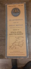 England, South-West: Sheet 10: Quarter-Inch Map of Great Britain