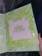 The Natural World Atlas book by DK W/ Birds And Animal Worldwide Poster