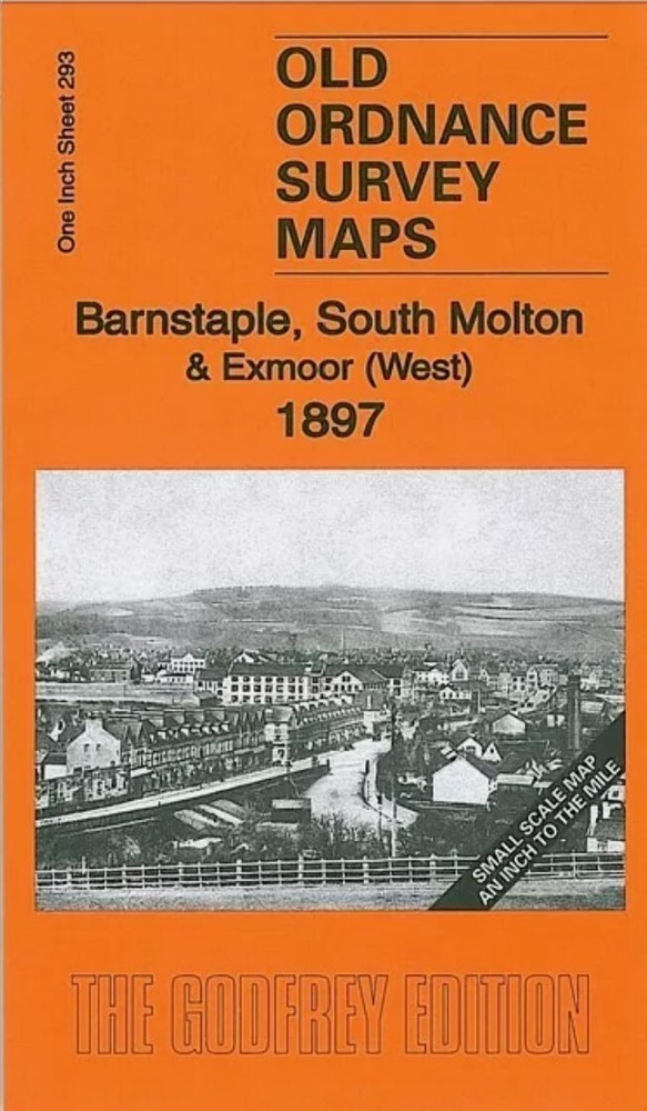 Barnstaple, South Molton & Exmoor West 1897 One Inch Sheet 293 by Richard Oliver