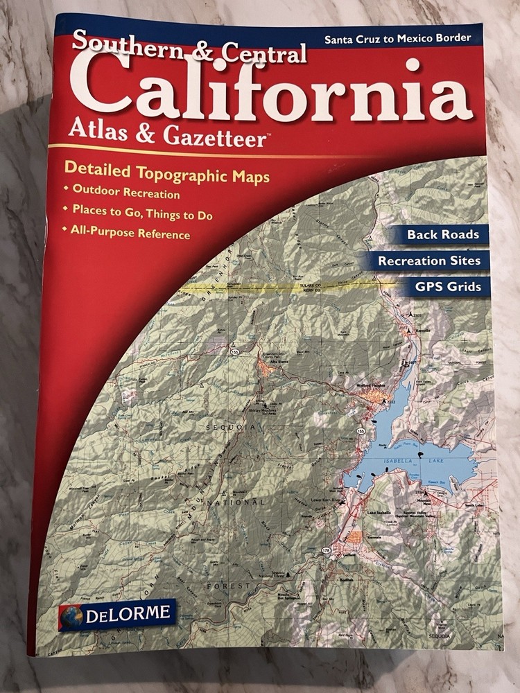 DeLorme California Atlas & Gazetteer Like New