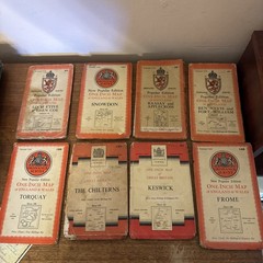 8 Very Rare Vintage Ordnance Survey Contoured Road Map #Maps Knowledge-4