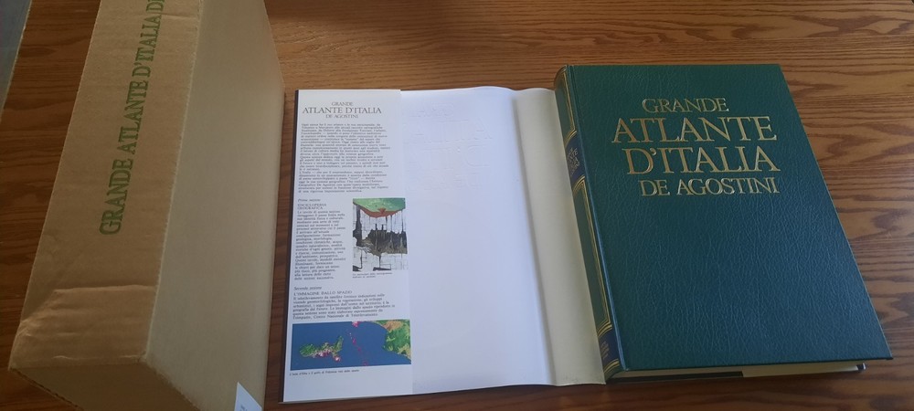 GRANDE ATLANTE D’ITALIA ISTITUTO GEOGRAFICO DE AGOSTINI ANNO 1995