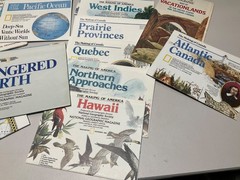 Vintage National Geographic Maps Job Lot various RARE A2