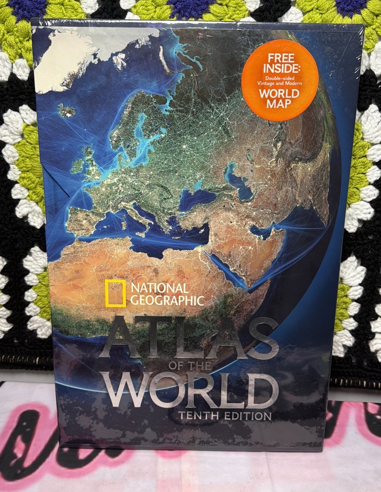 National Geographic Atlas of the World 10th Edition Hardcover BRAND NEW SEALED