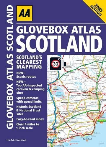 AA Glovebox Atlas Scotland by AA Publishing Book The Fast Free Shipping