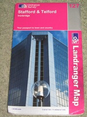 OS Ordnance Survey Landranger Map Sheet 127 Stafford & Telford – 2007 edn