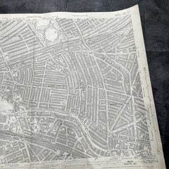 Ordnance Survey 25 Inch To The Mile Large Scale Map 1938. Queen’s Park . London