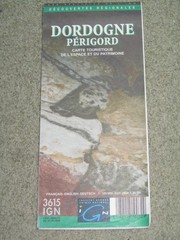 France; IGN special edition tourist map of The Dordogne, 1:125,000 – 1998