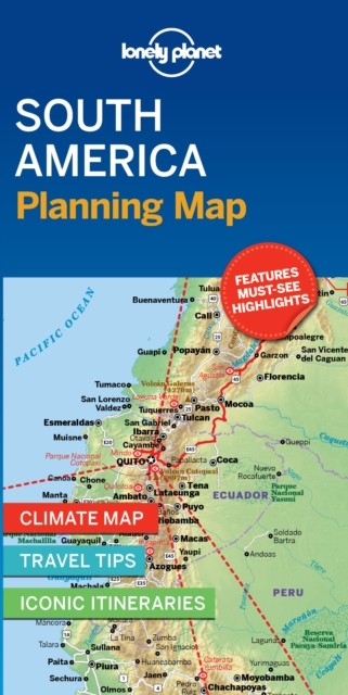 Lonely Planet South America Planning Map by Lonely Planet SHEET MAP