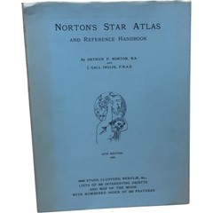 Norton’s Star Atlas Norton Arthur P Hardcover 15th Edition 1966 Astronomy