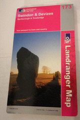 Ordnance Survey Landranger 1:50,000 map Swindon & Devizes 173