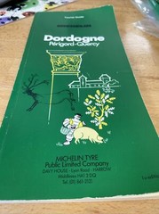 MICHELIN TOURIST GUIDE TO DORDOGNE PERIGORD-QUERCY 1st EDITION1987