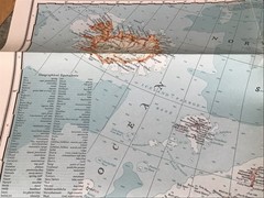 LARGE 1957 NATIONAL GEOGRAPHIC SOCIETY, EUROPE FOLDED MAP