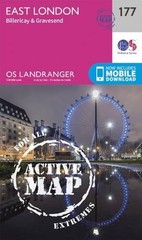 East London, Billericay & Gravesend (Map) OS Landranger Active Map