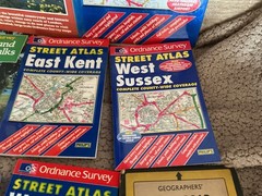 Ordnance Survey Berkshire,herts, London, Kent, Norfolk + others 13 total