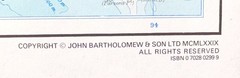 Bartholomew World Travel Map 15: Indian subcontinent • Scale- 1:4,000,000 (1979)