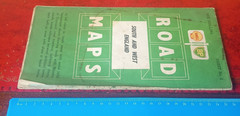 Vintage Shell BP Road Map Sheet No 2 South and West England – (BOX-D)