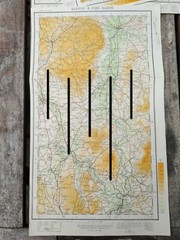 ORDNANCE SURVEY OF IRELAND MAP Set of 7 popular locations. 1/2 in to 1 mile.