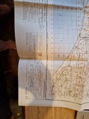 Ordnance Survey Map Of Great Britian – TAUNTON AND LYME REGIS – 1962 – 1/63360