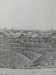 ANTIQ MAPS Panorama vom Inselsberg 1839 (Maps + description brochure)