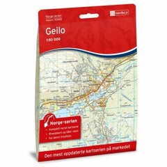 Geilo – Nordeca 1:50k Norway Walking Hiking Map 10040