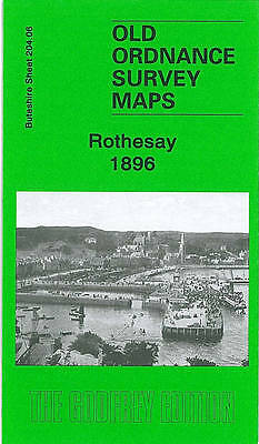 MAP OF Rothesay 1896: Buteshire Sheet 204.06 by Gilbert Torrance Bell NEW