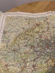 Ordnance Survey Quarter Inch Map South East England Sheet 17 1970 Vintage OS Map