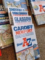 UK MAPS: A-Z Street Atlas, County maps, Collins, OS, Make a bundle #MAP