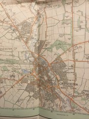 1986 Ordnance Survey Pathfinder Map SP 00/10 Cirencester (incl Fairford )