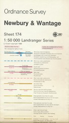 OS 1:50,000 Landranger map 1985 – Sheet 174: Newbury & Wantage