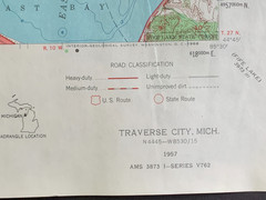 10 MI Geological Survey maps TRAVERSE CITY, EMPIRE, FRANKFORT, MANISTEE, MESICK