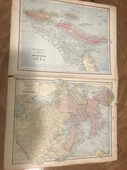 1895 Peoples Family Atlas Maps England Wales Cuba Europe