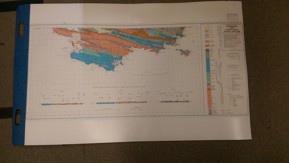 Geological Survey of Great Britain: Pembroke/Linney Head, Sheets 244 & 245, 1983
