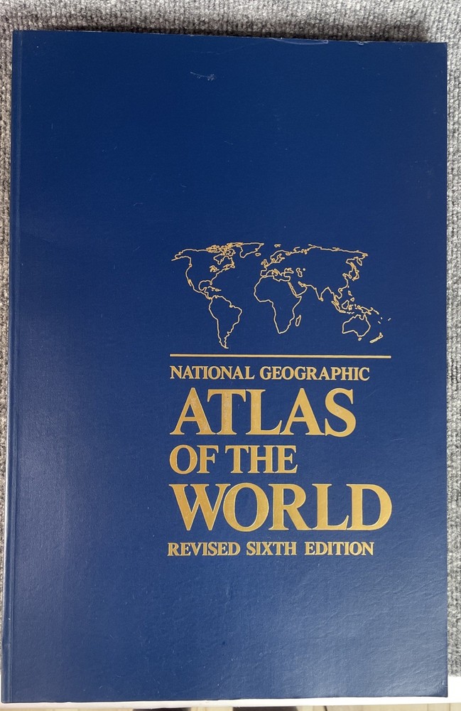 National Geographic Atlas of the World Revised Sixth Edition 1996 Oversized Book