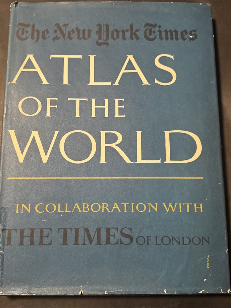 New York Times Atlas of The World Times of London 1972 Edition