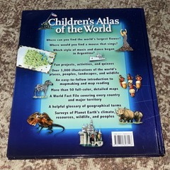 Weldon Owen Children’s Atlas of the World Hardcover Atlas World English 2004