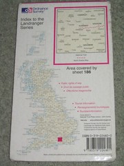 OS Ordnance Survey Landranger Map Sheet 186 Aldershot & Guildford – 2000 edn