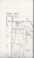 Ordnance Survey 1:25,000 First Series Map Sheet SP 24 Shipston on Stour