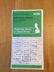 1979 Ordnance Survey Pathfinder Map 318 NM 84/94 Loch Linnhe South