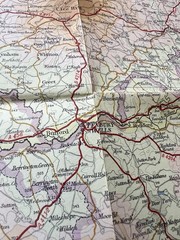 Bartholomew Map Vale Of Severn Worcester Vintage 70s 1971 Paper ½” Free Post UK