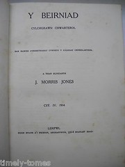 Y Beirniad – The Critic – J.Morris-Jones 1914