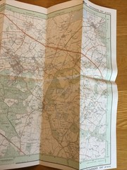 1992 Ordnance Survey Pathfinder Map 1047 SP 83/93 Milton Keynes South And Woburn