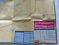 Khon Kaen; Provinz & City Map