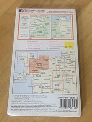 Ordnance Survey Explorer Map OL17 Snowdon / Yr Wyddfa Snowdonia National Park OS