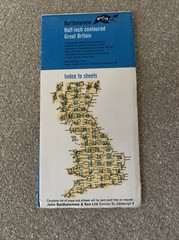 TEESDALE Lake District Bartholomew – Half Inch Map 1965 No 35 Barnard Castle