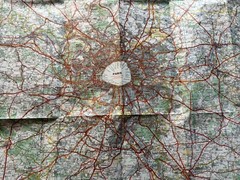 France – Michelin 1:200,000 Map – Ile de France/Paris Region – Sheet 237 – 1981