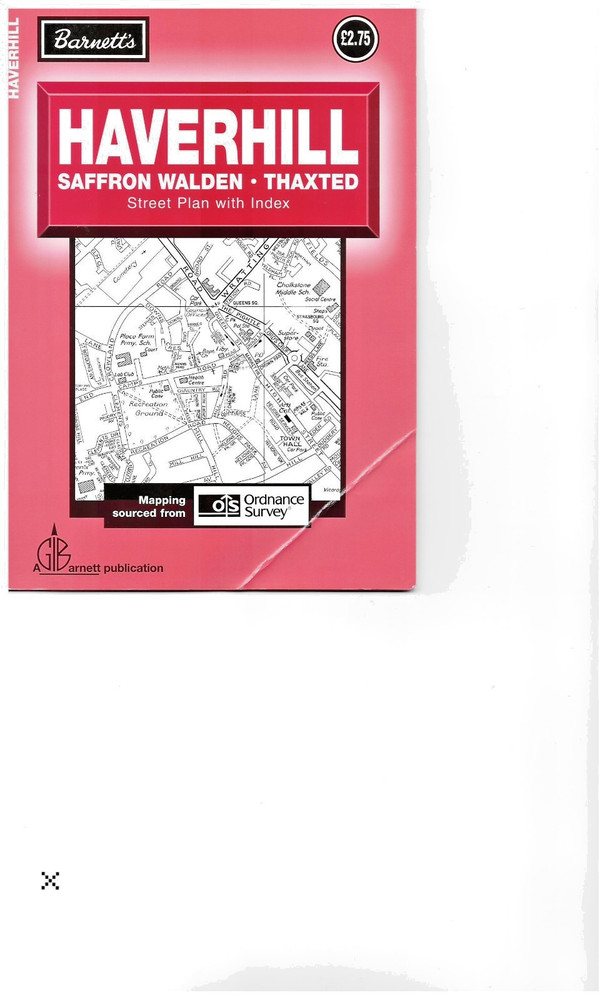 HAVERHILL street map by BARNETT’S – circa 2010